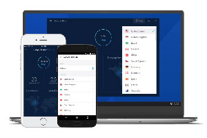 Hotspot Shield user interface